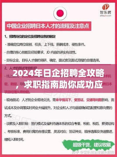 2024年日企招聘全攻略,求职指南助你成功应聘心仪职位