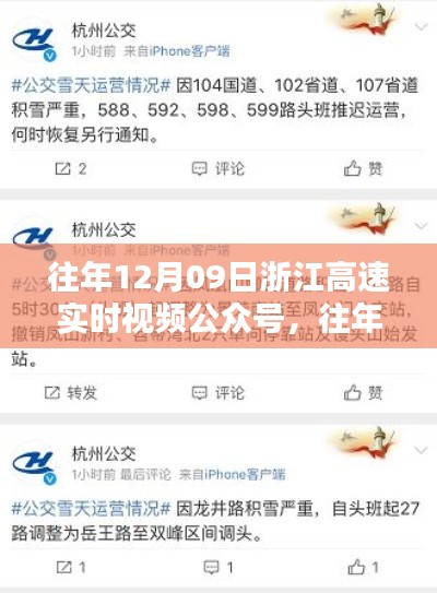 往年12月09日浙江高速实时视频公众号的深度评测与介绍