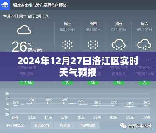 洛江区天气预报实时更新(日期,2024年12月27日)