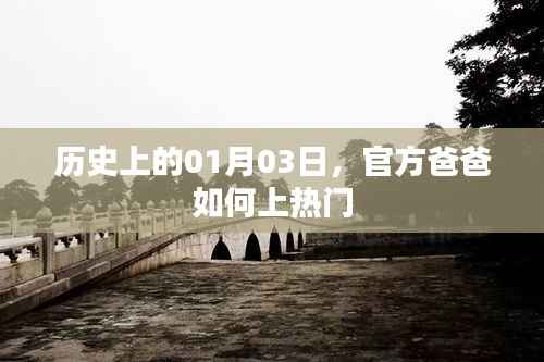 官方爸爸如何上热门，揭秘历史一月三日热点背后的故事