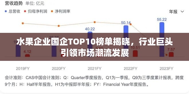 水果企业国企TOP10榜单揭晓，行业巨头引领市场潮流发展