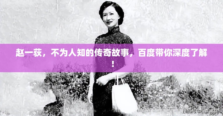 赵一荻，不为人知的传奇故事，百度带你深度了解！